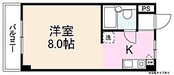 サンヴェルデ太田 ワンルームの間取図画像