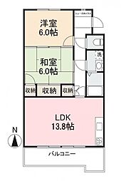 みやじマンション 2LDKの間取図画像