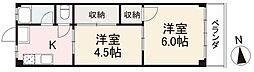 ハイツヴァレイ 2Kの間取図画像