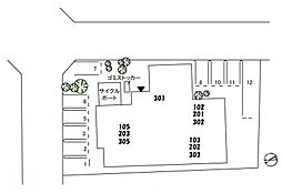 ディアマント番町 203 2階3LDKの室内