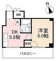 間取図画像 1DK