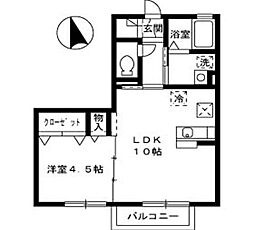 間取図画像 1LDK