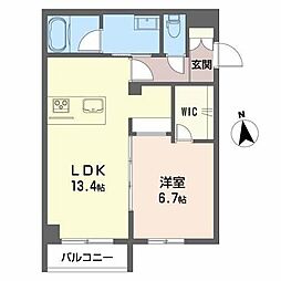 間取図画像 1LDK