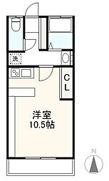 Reno-bancho 1Kの間取図画像