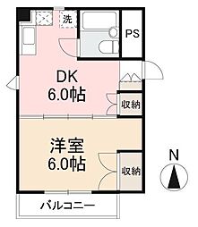 間取図画像 1DK