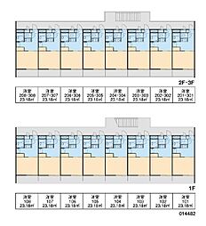 レオパレスラポール松福 1Kの間取図画像