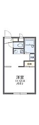レオパレスプレミールレジデンスM 1Kの間取図画像
