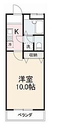 MINORU21ビル 1Kの間取図画像