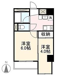 CRESTWAY 2Kの間取図画像