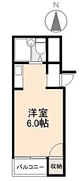 ドルフ玉藻 ワンルームの間取図画像