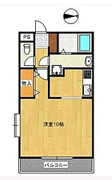 オレンジハイツ 1Kの間取図画像