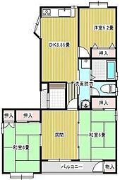 OKGLANZ 4DKの間取図画像