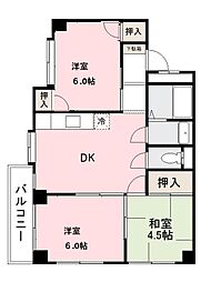 ブレイン 3DKの間取図画像