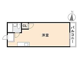 ハイツストリーム ワンルームの間取図画像