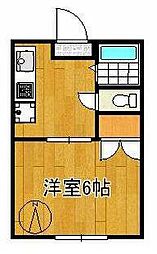 シャンボール志度1 1Kの間取図画像