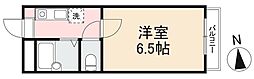 エクセルコート2 1Kの間取図画像