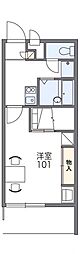 レオパレススカイ 1Kの間取図画像