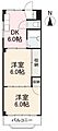 栗林パークマンション3階3.6万円