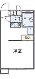 レオパレスクラウド 1Kの間取図画像