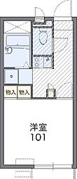パイナス松福 1Kの間取図画像