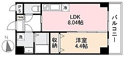 GrandForest 1LDKの間取図画像