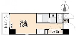 ReXIS塩上 ワンルームの間取図画像