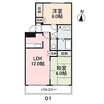 ＤＭハイツA・B B201 ｜ 香川県高松市上福岡町742-2（賃貸マンション2LDK・2階・56.00㎡） その2