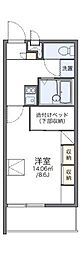 レオパレスHAZE 1Kの間取図画像