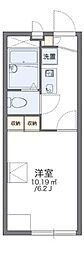 レオパレス浜ノ丁 1Kの間取図画像
