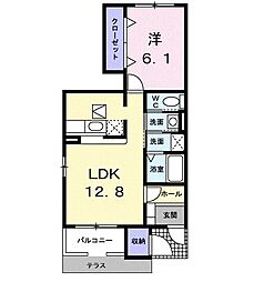 サンシャイン21 1LDKの間取図画像
