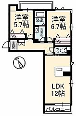 物件の間取り
