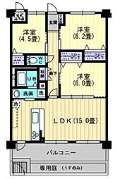アルテミスガーデン 3LDKの間取図画像