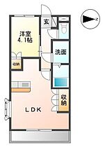 メゾン優 105 ｜ 香川県高松市鬼無町藤井684-1（賃貸アパート1LDK・1階・36.00㎡） その2