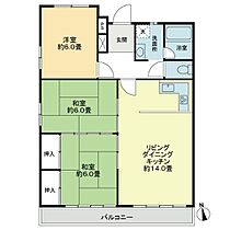 メゾン栗林 403 ｜ 香川県高松市栗林町二丁目16-17（賃貸マンション3LDK・4階・66.72㎡） その2