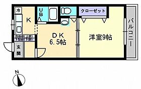 宮脇第8マンション 403 ｜ 香川県高松市宮脇町ニ丁目14-22（賃貸マンション1DK・4階・33.41㎡） その2