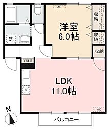 間取図画像 1LDK