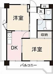 間取図画像 2DK