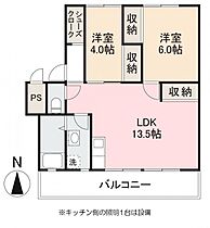 Ｋ’ｓＢ上之町 303 ｜ 香川県高松市上之町二丁目1-14（賃貸マンション2LDK・3階・55.30㎡） その2