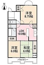 ヴィラ・アンソレイエ古高松 101 ｜ 香川県高松市高松町323-4（賃貸マンション3LDK・1階・74.44㎡） その2