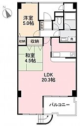 UTOPIAHILLS 2LDKの間取図画像