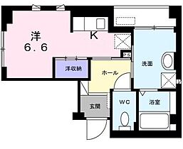 ｋｏｔｉ壱番館 203 ｜ 香川県高松市中央町6-28（賃貸マンション1R・2階・28.08㎡） その2