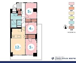 WTC菊名マンション 3LDKの間取図画像