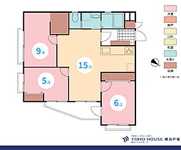 クラックス戸塚ヒルズ 3LDKの間取図画像