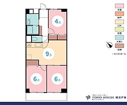 つきみ野スカイハイツ 3LDKの間取図画像