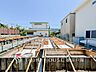外観：実際の敷地の広さや周辺の環境を確認しながら、新しい住まいでの暮らしをイメージしていただけます。完成が楽しみになる現地です。(2026.7)