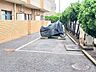 外観：バイク置き場