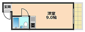 大阪府高槻市城南町3丁目（賃貸マンション1R・3階・19.00㎡） その2