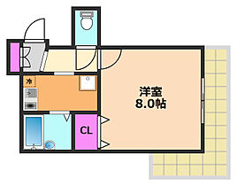 大阪府高槻市高槻町（賃貸マンション1K・4階・23.37㎡） その2