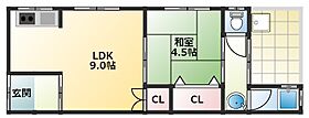 大阪府高槻市富田町5丁目（賃貸アパート1LDK・1階・30.00㎡） その2