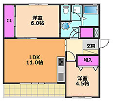 大阪府三島郡島本町若山台2丁目（賃貸マンション2LDK・1階・58.35㎡） その2